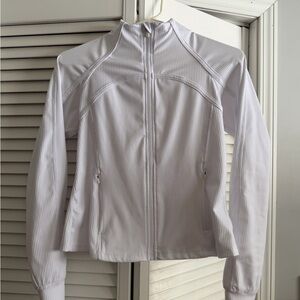 White danskin zip up